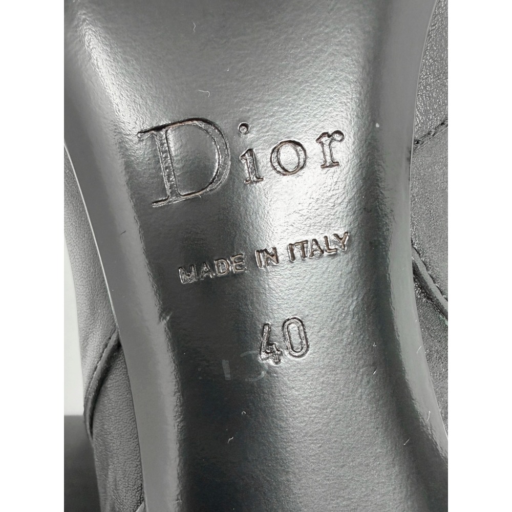 Dior Galliano 2007 Black Leather Knee High Buckle Sti… - Gem